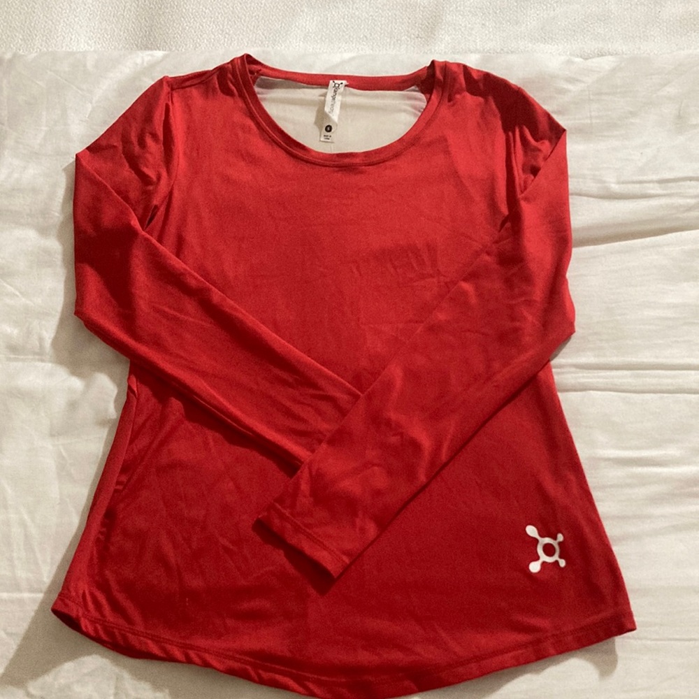 OrangeTHEORY red long sleeve shirt S